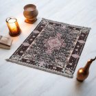 Hodvábny koberec strojovo tkaný SILKEN 70x110 akrylový turecký koberec