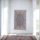 Hodvábny koberec strojovo tkaný SILKEN 70x110 akrylový turecký koberec