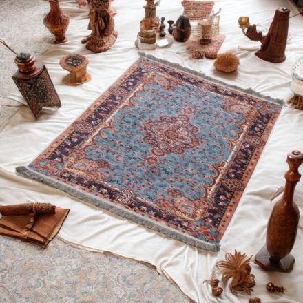 Hodvábny koberec strojovo tkaný SILKEN 70x110 akrylový turecký koberec