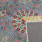 Hodvábny koberec strojovo tkaný SILKEN 70x110 akrylový turecký koberec