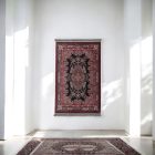Hodvábny koberec strojovo tkaný SILKEN 70x110 akrylový turecký koberec