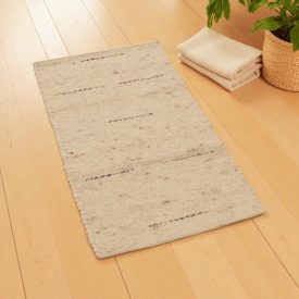   Hrubý vlnený koberec 60x107 jednofarebný koberec do obývačky