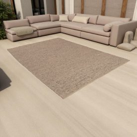   Veľký vlnený koberec 250x351 sivý vlnený koberec do obývačky