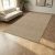 Hrubý vlnený koberec sivý 160x250 moderný vlnený koberec