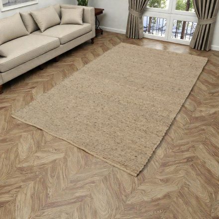 Hrubý vlnený koberec 160x250 jednofarebný koberec do obývačky