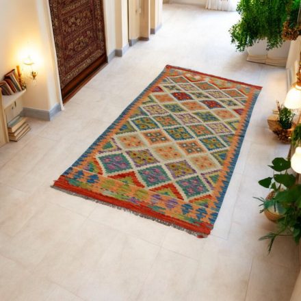 Ručne tkaný behúň Kilim Chobi 81x198 Maimana Kilim koberec