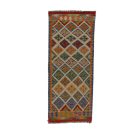 Ručne tkaný behúň Kilim Chobi 81x198 Maimana Kilim koberec