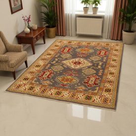 Koberec Kazak 146x201 ručne viazaný orientálny koberec