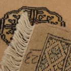 Behúň béžový Bokhara 248x77 ručne viazaný pakistanský koberec