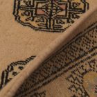 Behúň béžový Bokhara 248x77 ručne viazaný pakistanský koberec