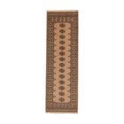 Behúň béžový Bokhara 245x78 ručne viazaný pakistanský koberec