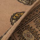 Behúň béžový Bokhara 245x78 ručne viazaný pakistanský koberec