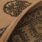 Behúň béžový Bokhara 254x77 ručne viazaný pakistanský koberec