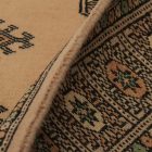 Behúň béžový Bokhara 240x77 ručne viazaný pakistanský koberec