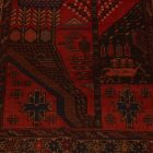 Koberec Baluch Mushwani 94x144 ručne viazaný nomádsky koberec