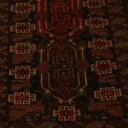 Koberec Baluch Mushwani 85x147 ručne viazaný nomádsky koberec