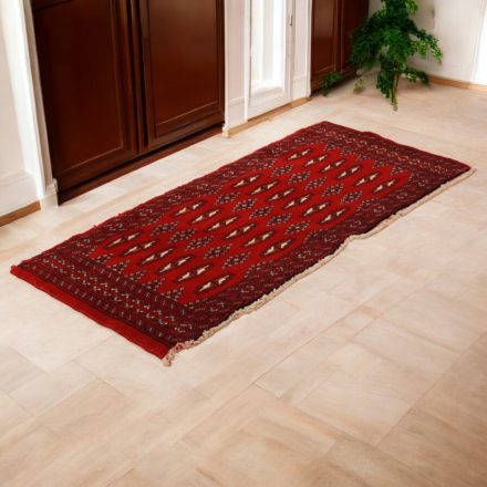 Turkmen koberec Balisht Nakhsha 48x107 ručne viazaný malý koberec