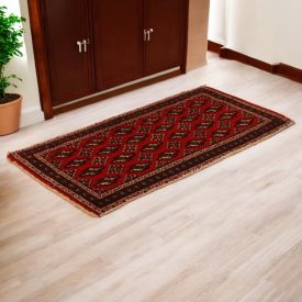   Turkmen koberec Balisht Nakhsha 47x96 ručne viazaný malý koberec