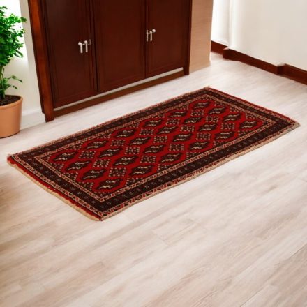 Turkmen koberec Balisht Nakhsha 47x96 ručne viazaný malý koberec