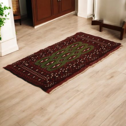 Turkmen koberec Balisht Nakhsha 50x100 ručne viazaný malý koberec