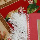 Hodvábny koberec motív Stromu života bordová 80x120 vysoko kvalitný viskózový hodvábny koberec z Iránu