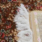 Hodvábny koberec Nirvana škoricová 100x150 iránsky viskózový hodvábny koberec