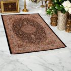 Hodvábny koberec Helya modrá 100x150 viskózový hodvábny perzský koberec