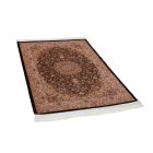 Hodvábny koberec Helya modrá 100x150 viskózový hodvábny perzský koberec