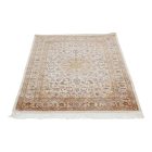 Hodvábny koberec Negin cream 100x150 vysoko kvalitný viskózový hodvábny koberec z Iránu