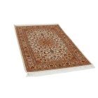 Hodvábny koberec Negin cream 100x150 vysoko kvalitný viskózový hodvábny koberec z Iránu