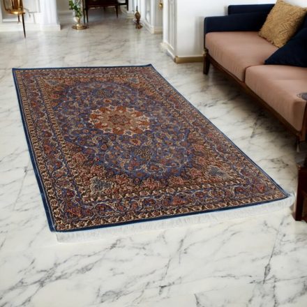 Hodvábny koberec Mojan svetlo modrá 150x225 viskózový hodvábny perzský koberec