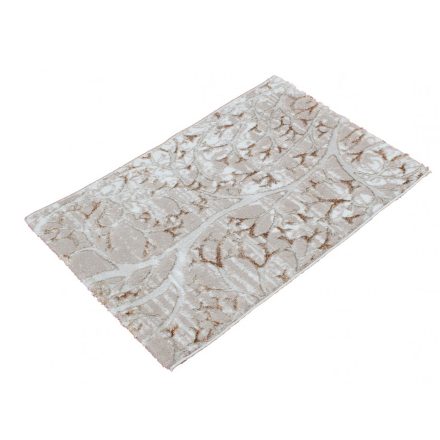 Moderný koberec béžová hnedá MERO 60x90 koberec do obývačky alebo spálne