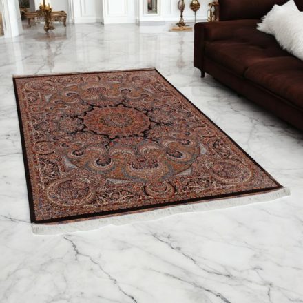 Hodvábny koberec Paniz hnedá 150x225 iránsky viskózový hodvábny koberec
