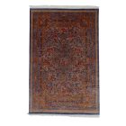 Hodvábny koberec Golara tmavo modrá 150x225 vysoko kvalitný viskózový hodvábny koberec z Iránu