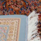 Hodvábny koberec Golara tmavo modrá 150x225 vysoko kvalitný viskózový hodvábny koberec z Iránu