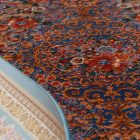 Hodvábny koberec Golara tmavo modrá 150x225 vysoko kvalitný viskózový hodvábny koberec z Iránu