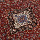 Hodvábny koberec Sialk tehlovo červená 100x150 viskózový hodvábny perzský koberec