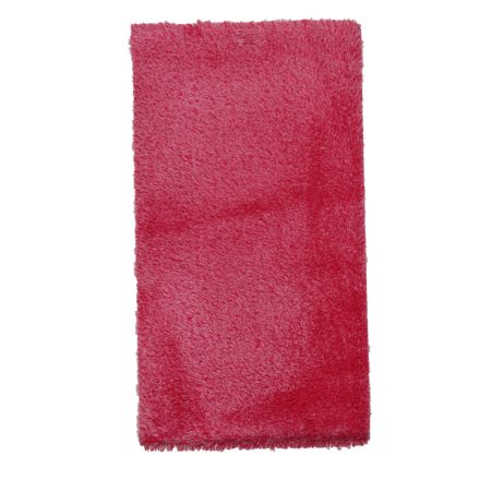 Jednofarebný koberec červený 60x110 strojovo tkaný koberec