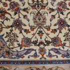 Hodvábny koberec Reihan cream 100x150 viskózový hodvábny perzský koberec