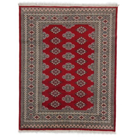 Vlnený koberec bordový Jaldar 182x145 ručne viazaný koberec