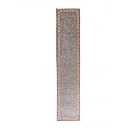 Ziegler vlnený koberec sivý-béžový 695x140 ručne viazaný koberec