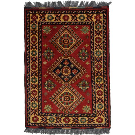 Ručne viazaný Afganský koberec do obývačky 62x93