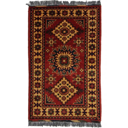 Ručne viazaný Afganský koberec do obývačky 59x93