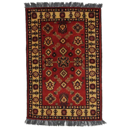 Ručne viazaný Afganský koberec do obývačky 61x94