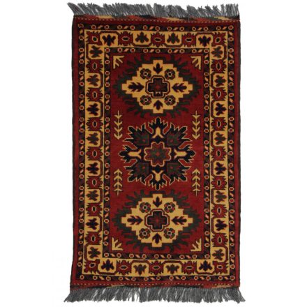 Ručne viazaný Afganský koberec do obývačky 60x96