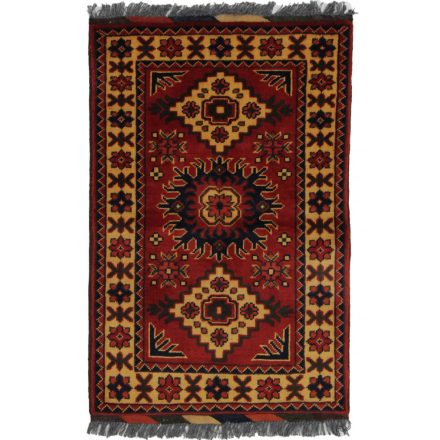 Ručne viazaný Afganský koberec do obývačky 59x91