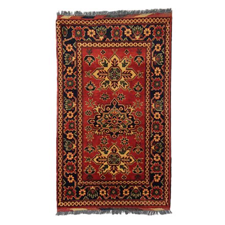 Ručne viazaný Afganský koberec do obývačky 76x127