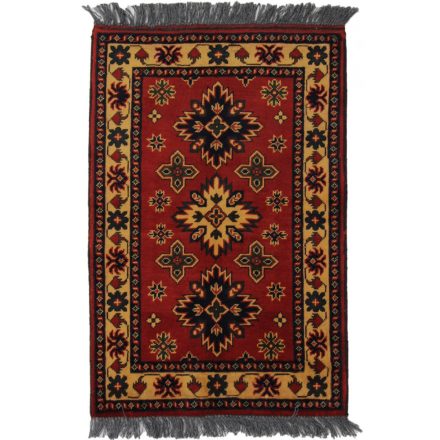 Ručne viazaný Afganský koberec do obývačky 63x94