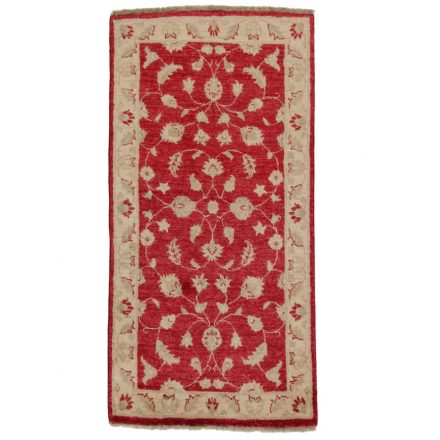 Ziegler vlnený koberec bordový-béžový 144x71 ručne viazaný koberec