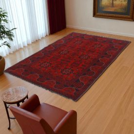   Afganský koberec Caucasian 126x196 ručne viazaný orientálny koberec